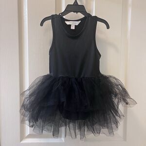 I Love Plum Black B.A.E Tutu Dress Leotard Racerback Tank iloveplum Girls Size 6